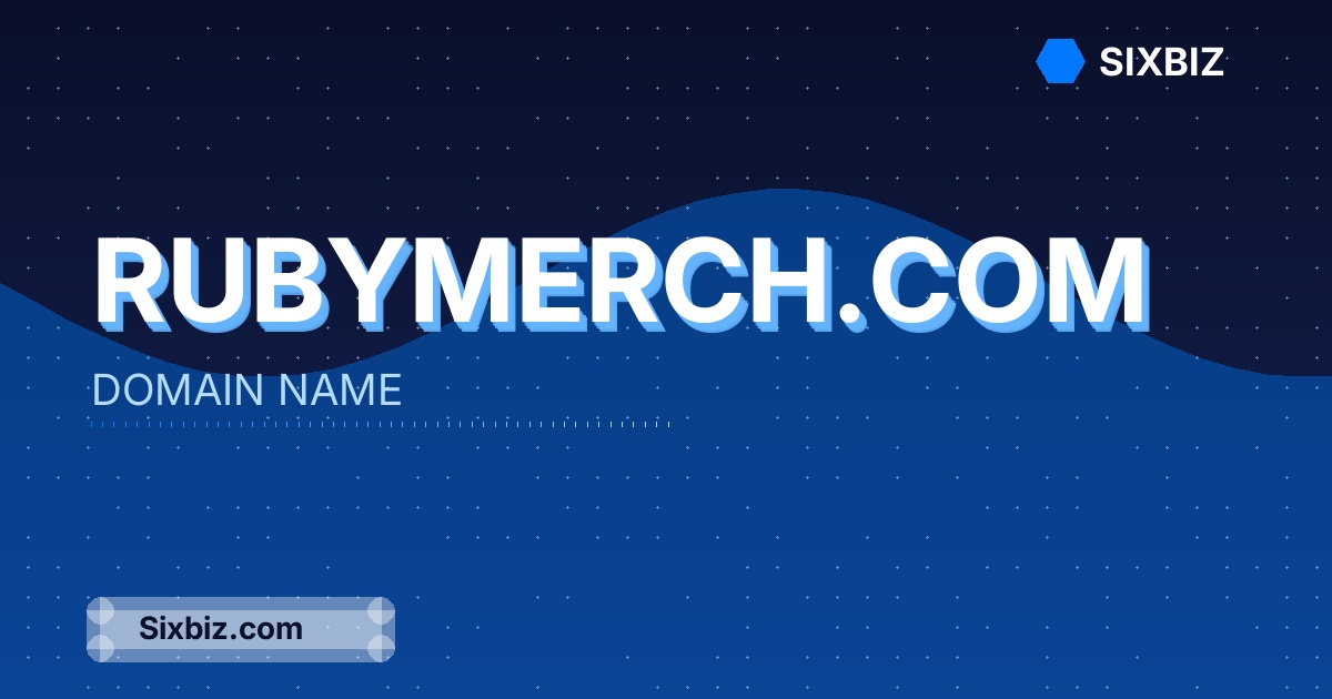 rubymerch.com - Premium Domain Name For Sale