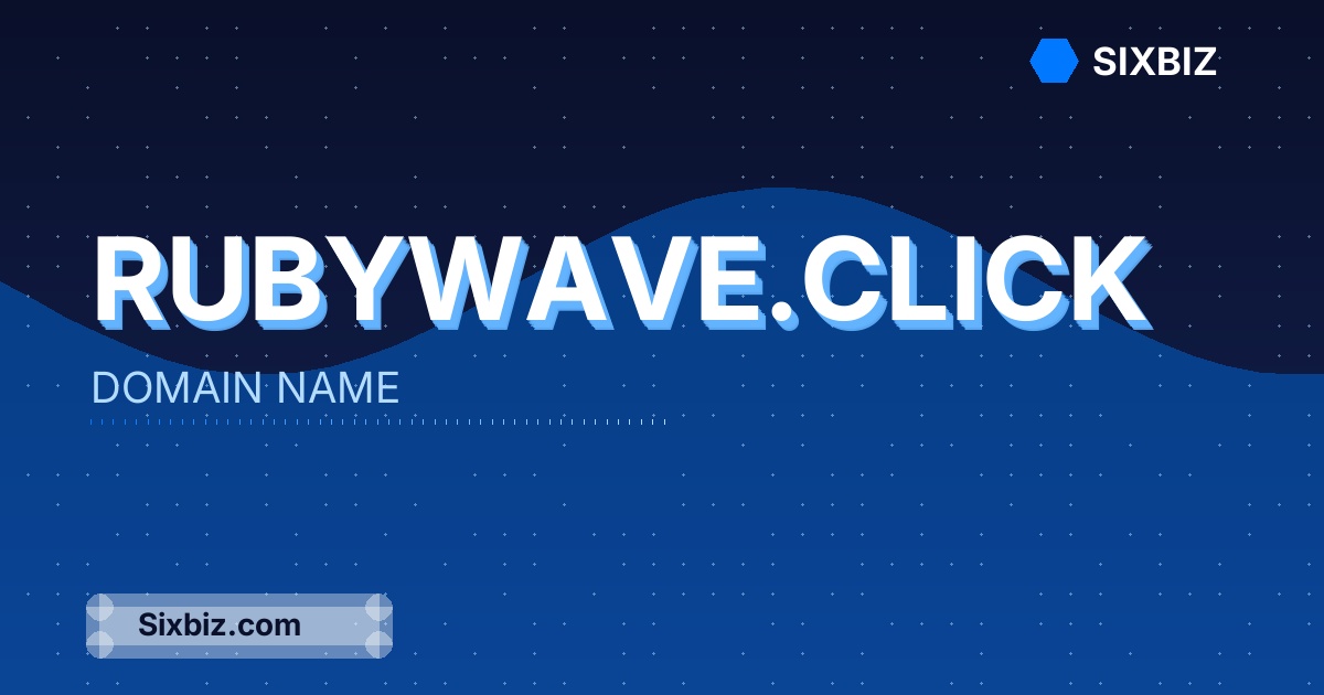 rubywave.click - Premium Domain Name For Sale