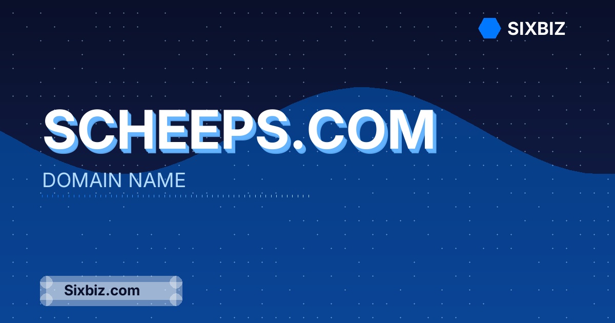 scheeps.com - Premium Domain Name For Sale