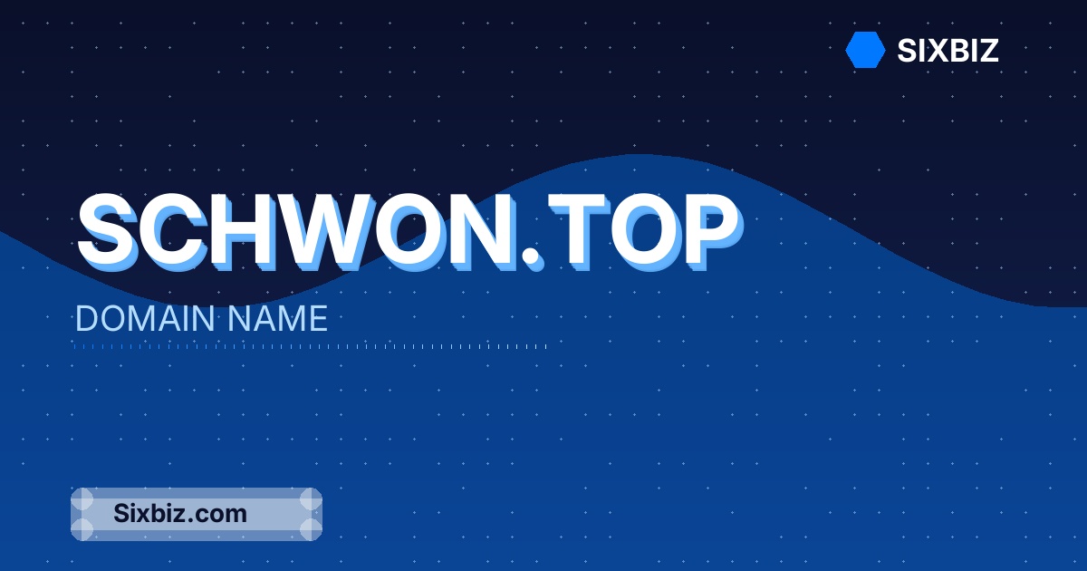 schwon.top - Premium Domain Name For Sale