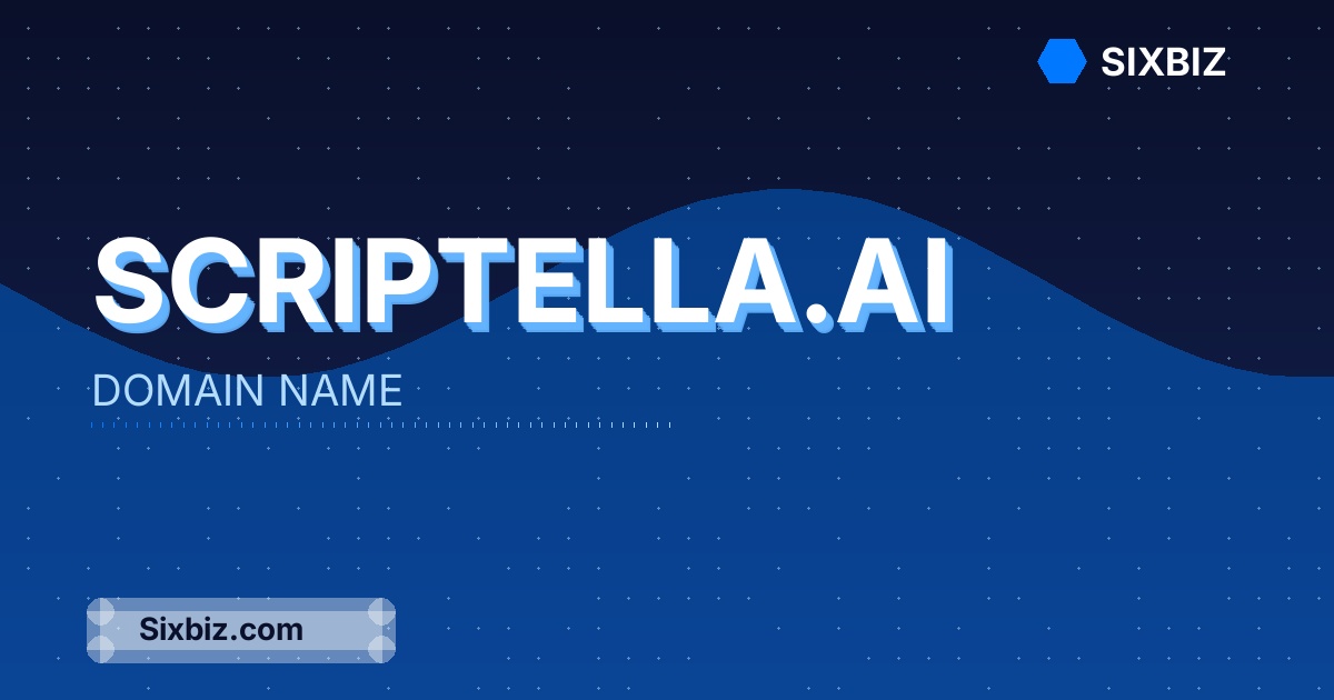 scriptella.ai - Premium Domain Name For Sale