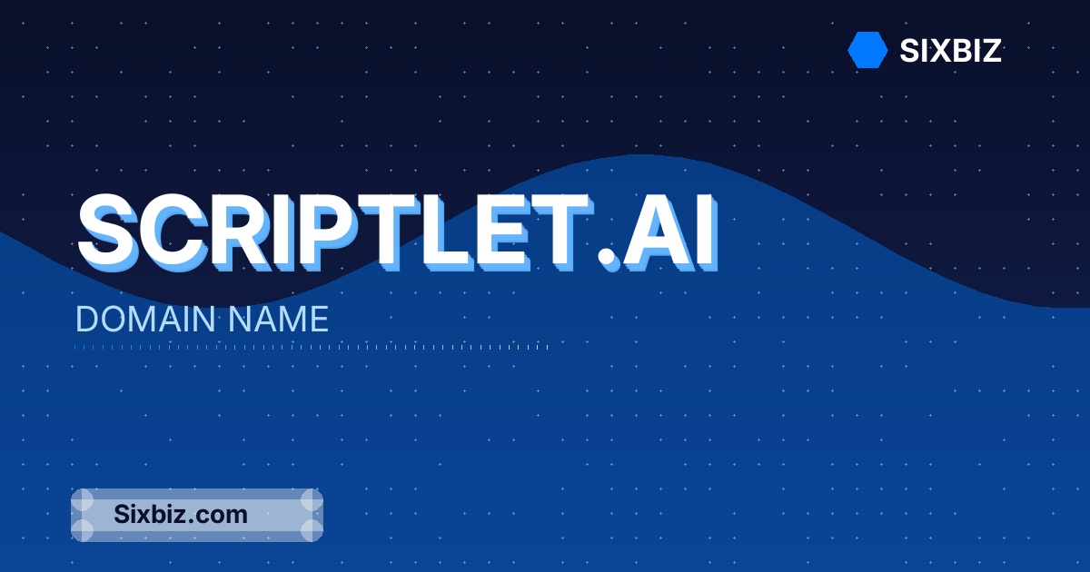 scriptlet.ai - Premium Domain Name For Sale