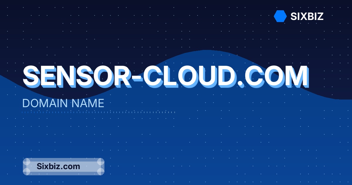 sensor-cloud.com - Premium Domain Name For Sale