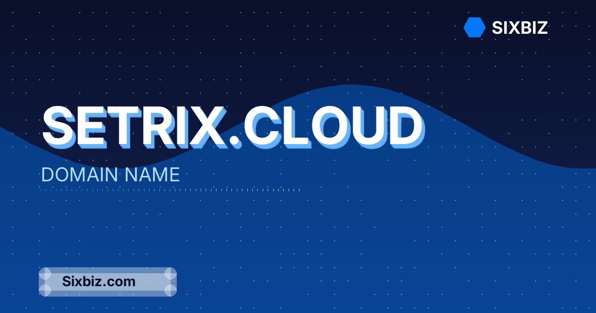 setrix.cloud - Premium Domain Name For Sale