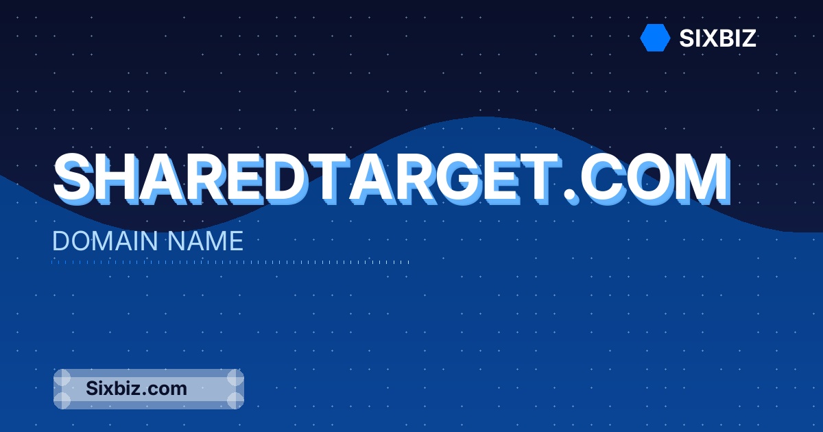 sharedtarget.com - Premium Domain Name For Sale