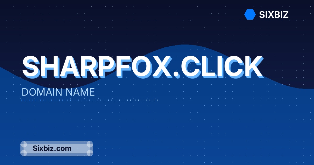 sharpfox.click - Premium Domain Name For Sale