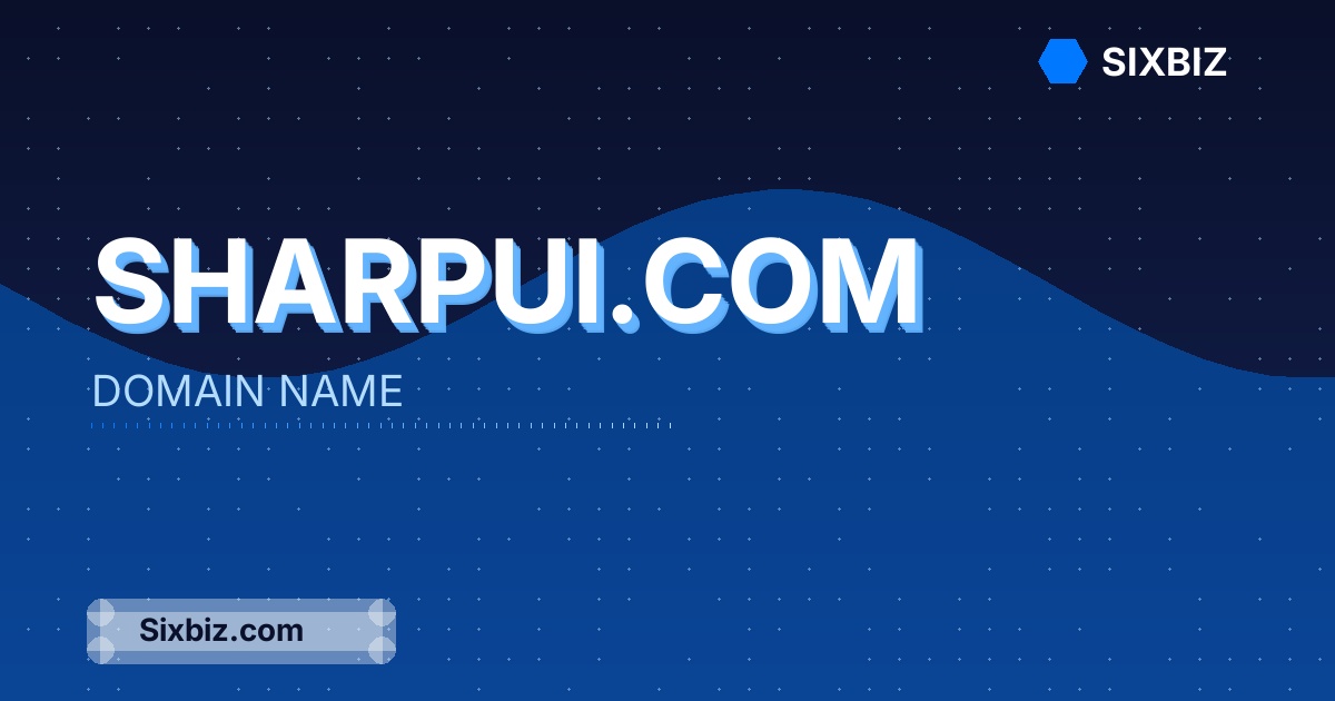 sharpui.com - Premium Domain Name For Sale