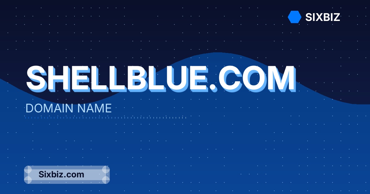 shellblue.com - Premium Domain Name For Sale