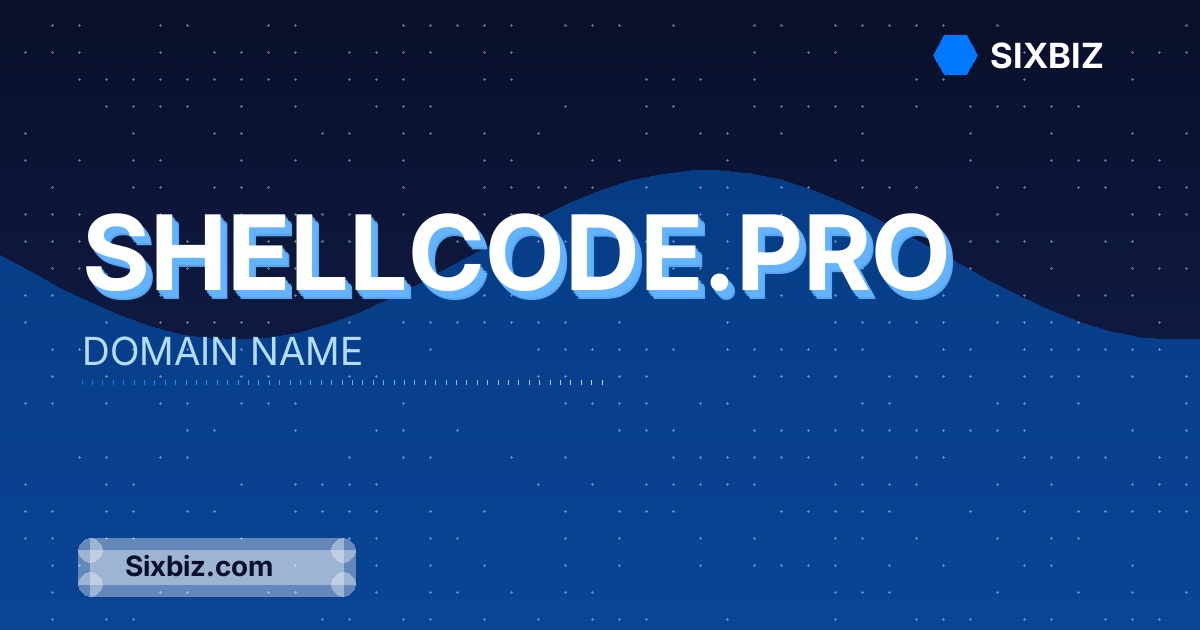 shellcode.pro - Premium Domain Name For Sale