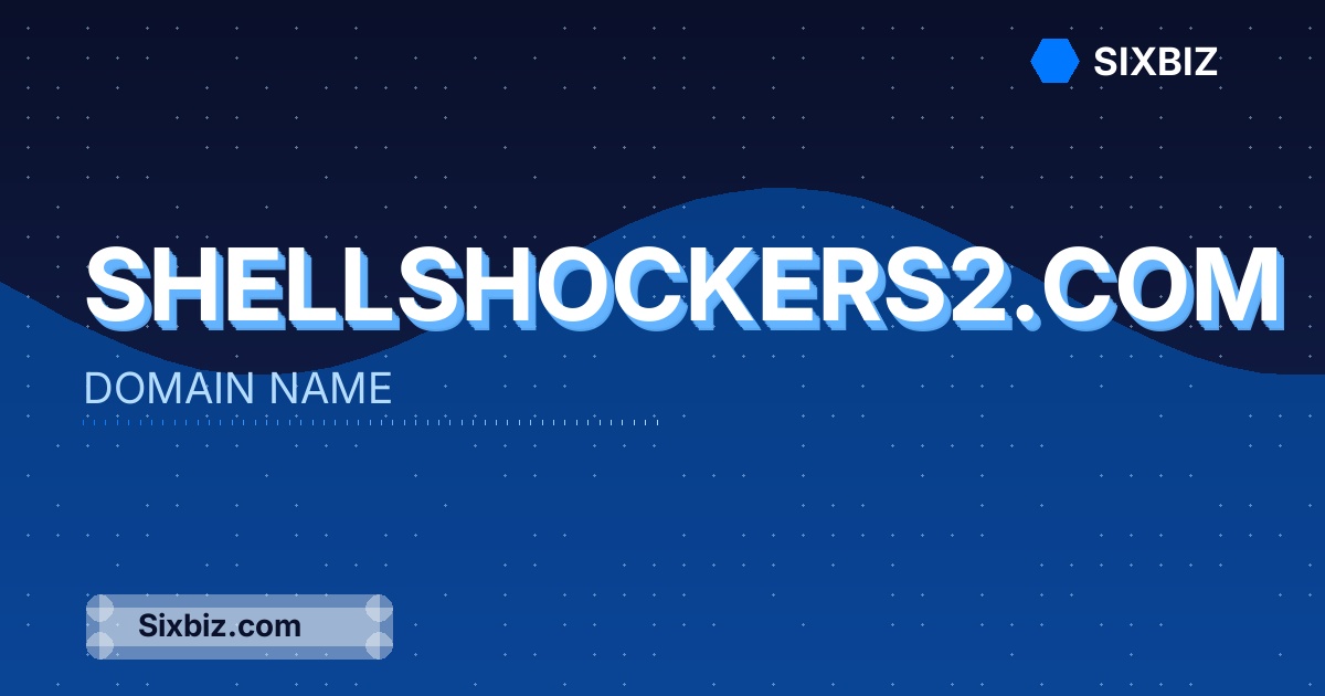 shellshockers2.com - Premium Domain Name For Sale