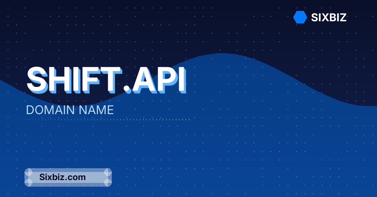 shift.api - Premium Domain Name For Sale