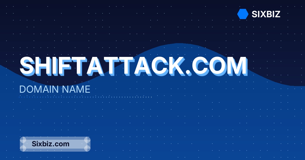 shiftattack.com - Premium Domain Name For Sale