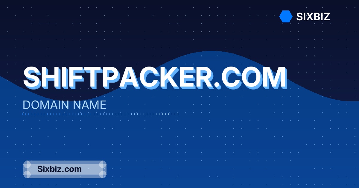 shiftpacker.com - Premium Domain Name For Sale