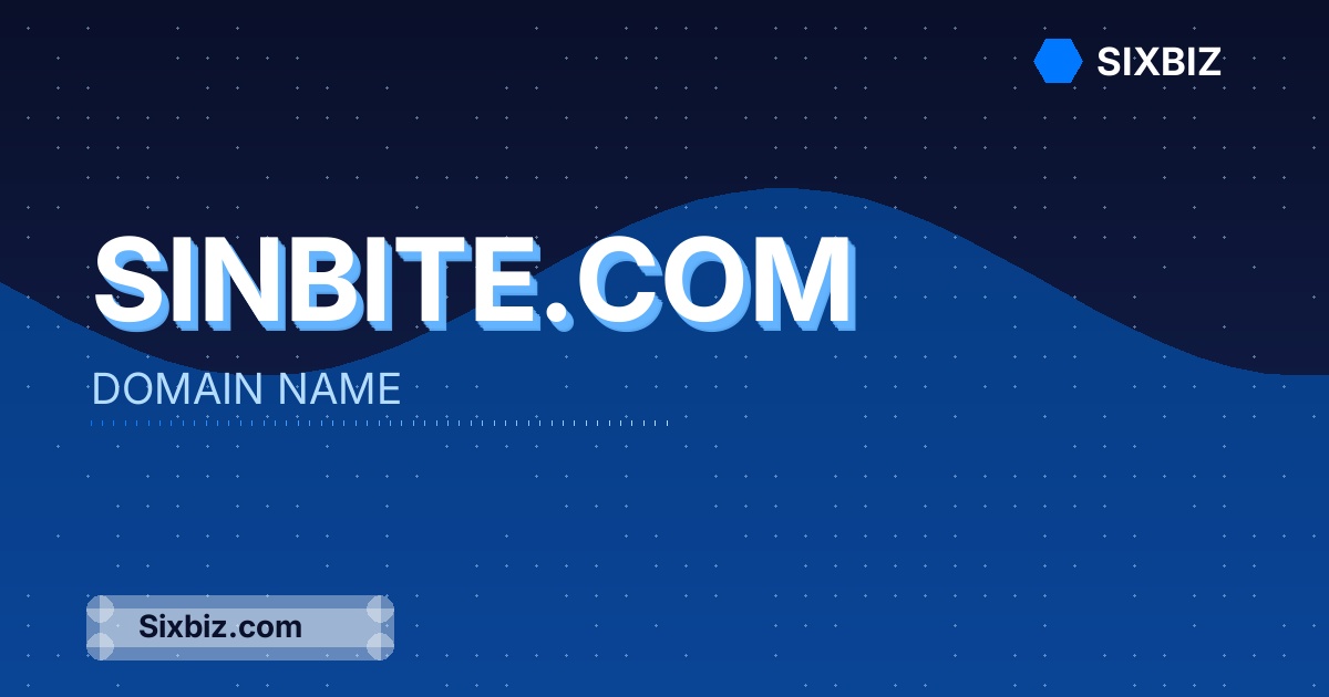 sinbite.com - Premium Domain Name For Sale