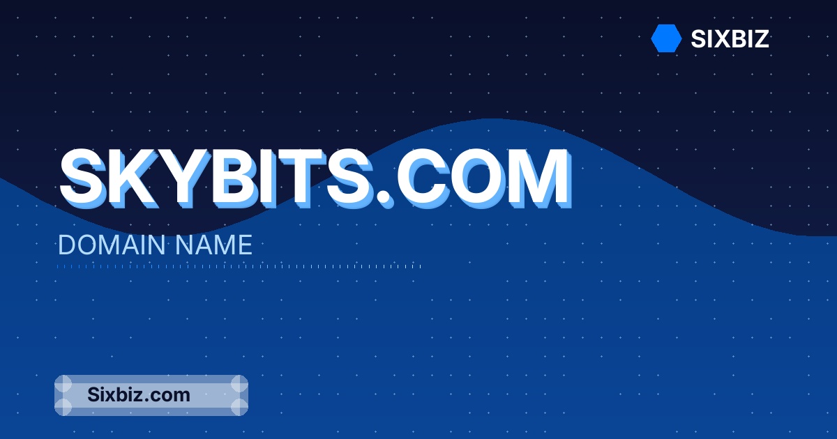 skybits.com - Premium Domain Name For Sale