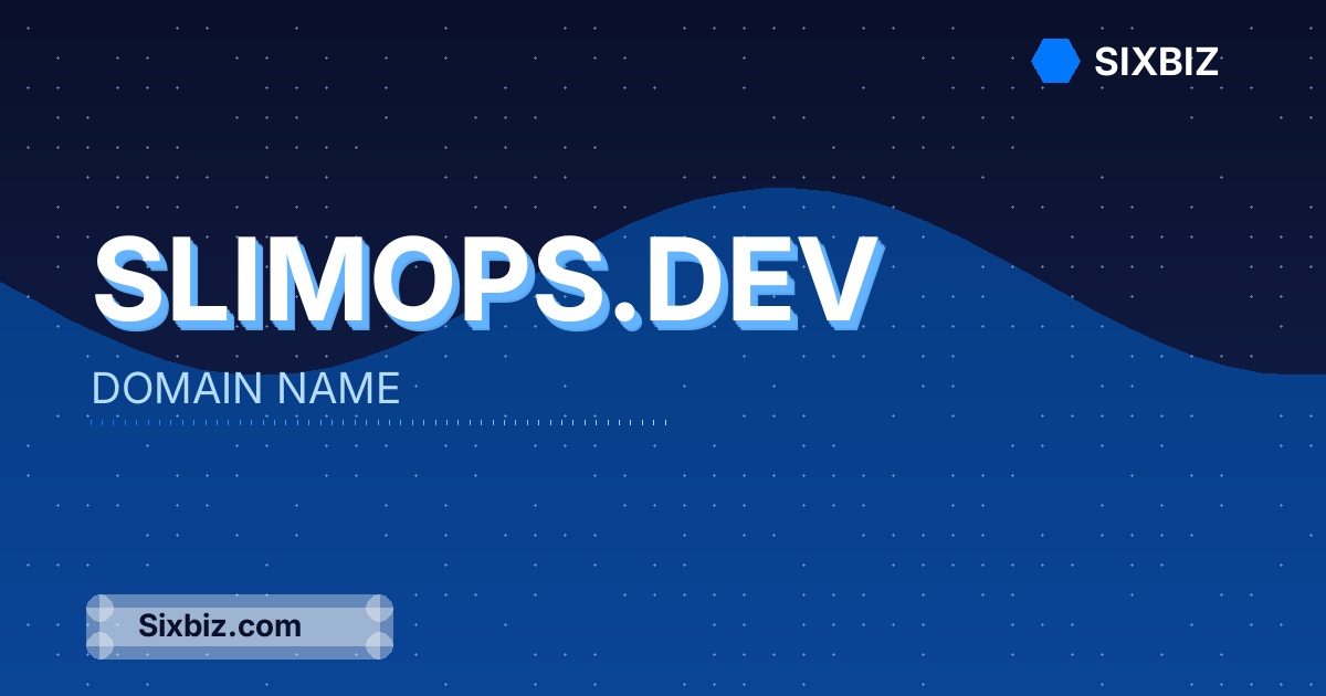 slimops.dev - Premium Domain Name For Sale