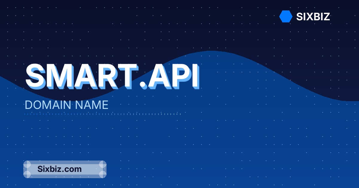 smart.api - Premium Domain Name For Sale