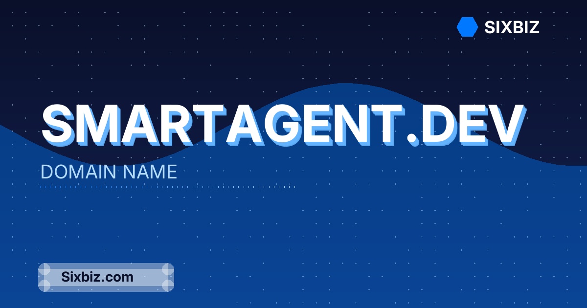 smartagent.dev - Premium Domain Name For Sale