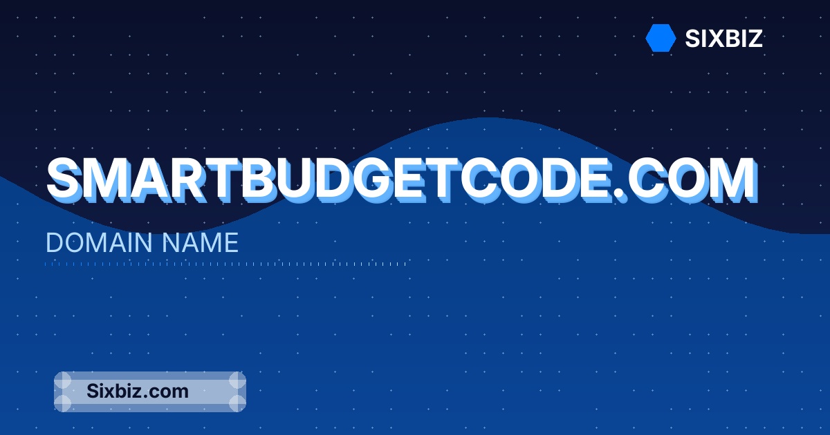 smartbudgetcode.com - Premium Domain Name For Sale