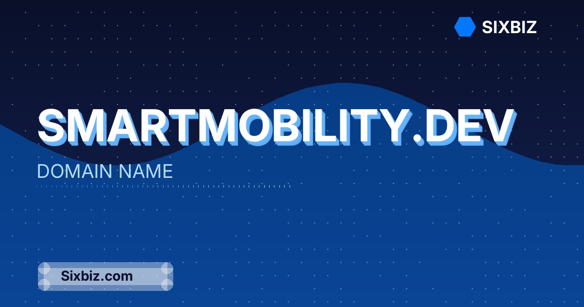 smartmobility.dev - Premium Domain Name For Sale