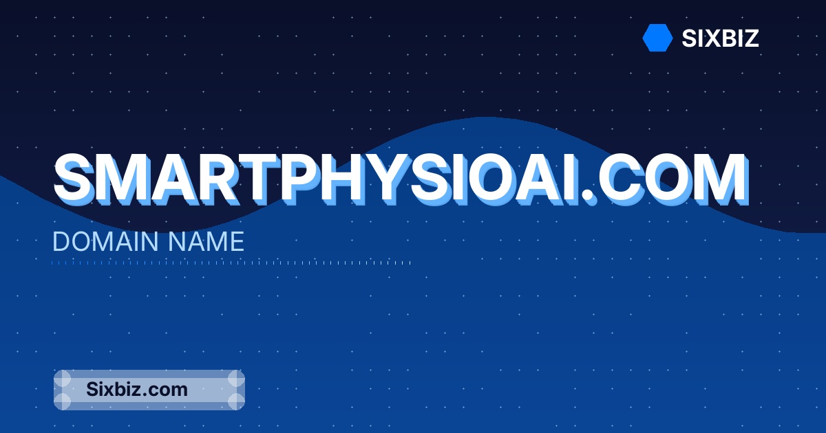 smartphysioai.com - Premium Domain Name For Sale