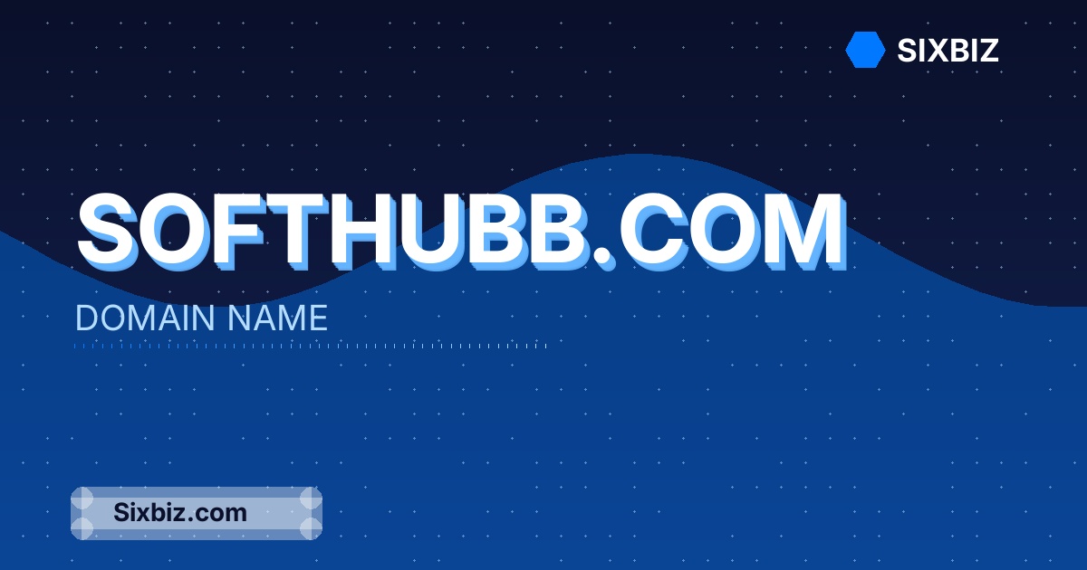 softhubb.com - Premium Domain Name For Sale