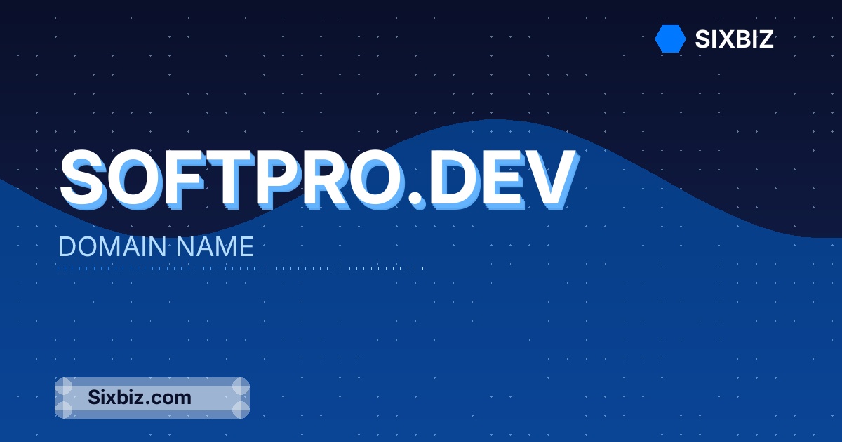 softpro.dev - Premium Domain Name For Sale