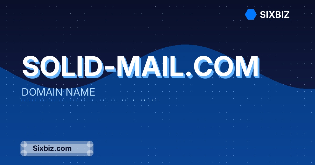 solid-mail.com - Premium Domain Name For Sale