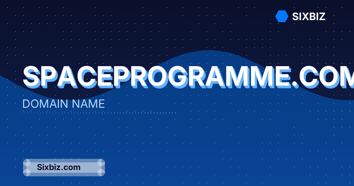 spaceprogramme.com - Premium Domain Name For Sale