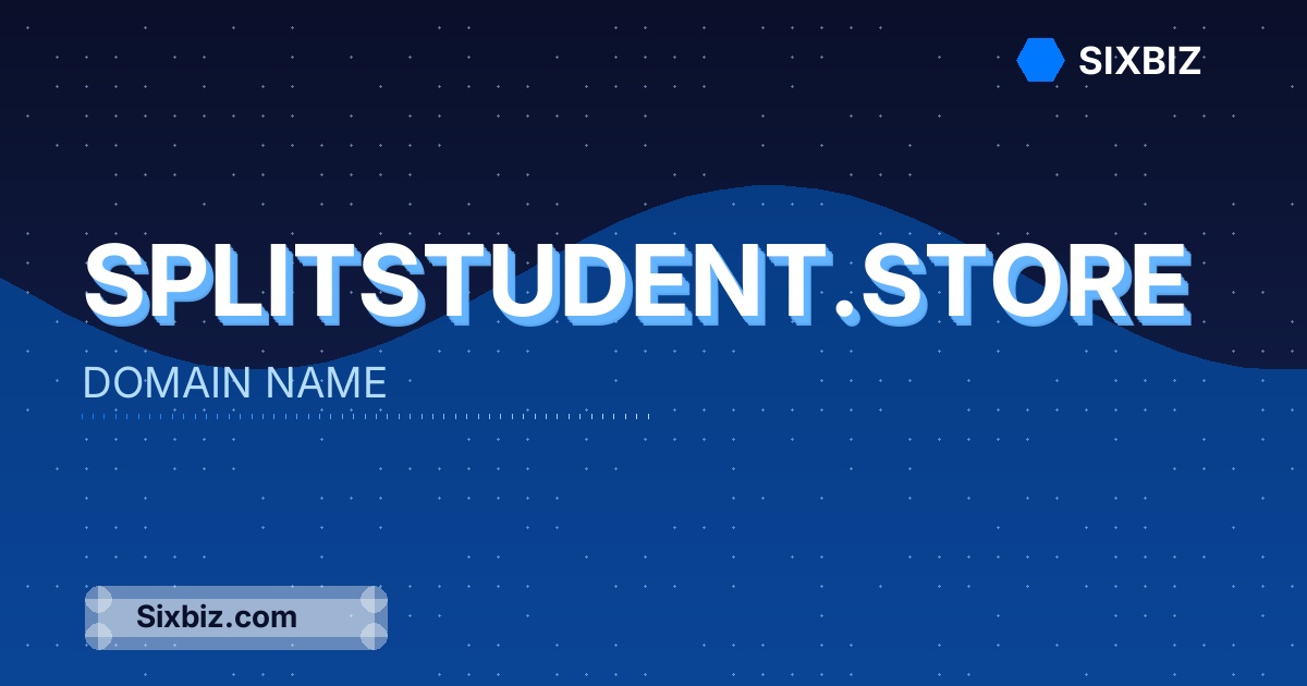 splitstudent.store - Premium Domain Name For Sale