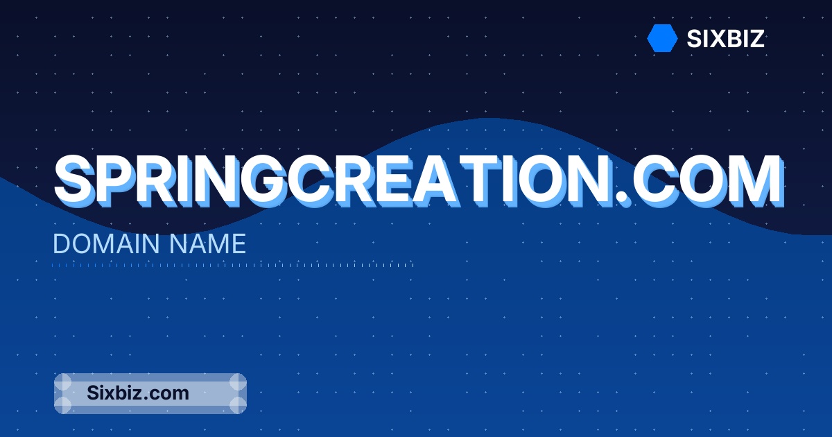 springcreation.com - Premium Domain Name For Sale