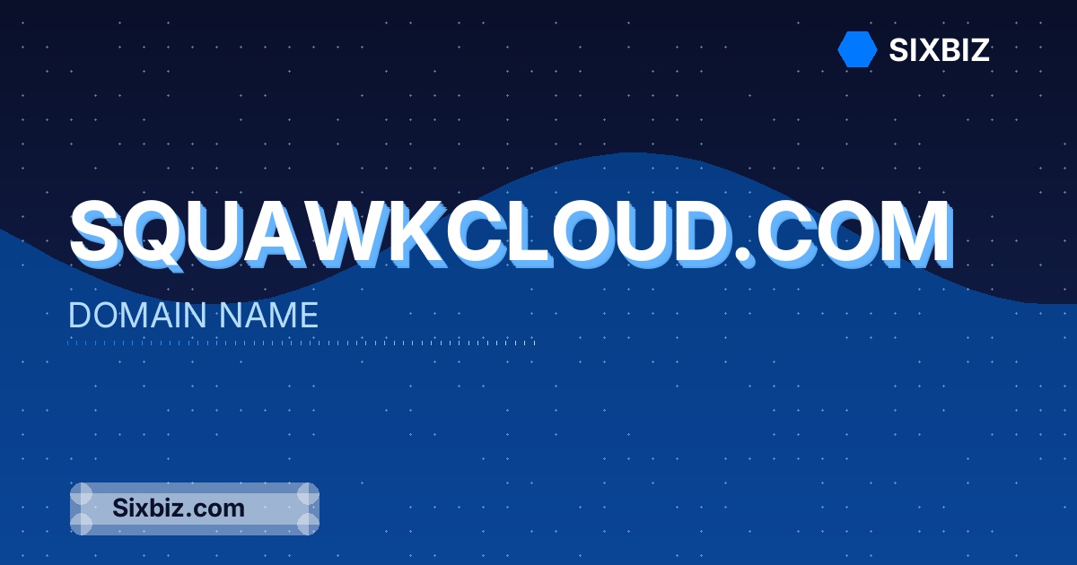 squawkcloud.com - Premium Domain Name For Sale
