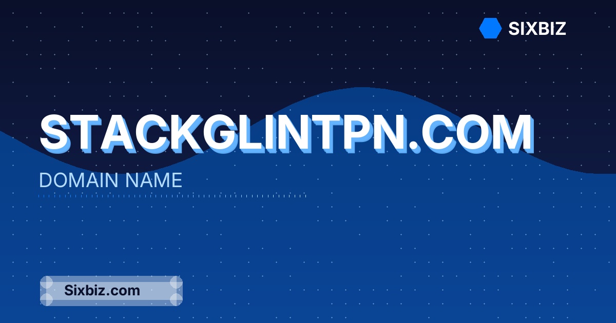 stackglintpn.com - Premium Domain Name For Sale