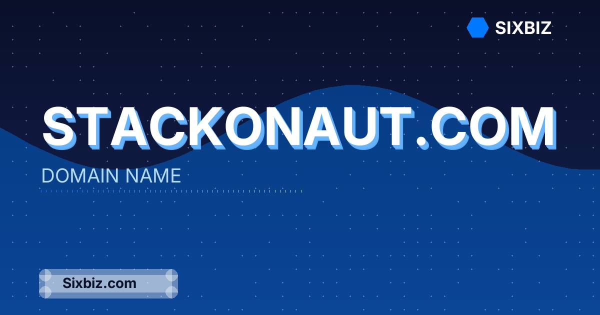 stackonaut.com - Premium Domain Name For Sale