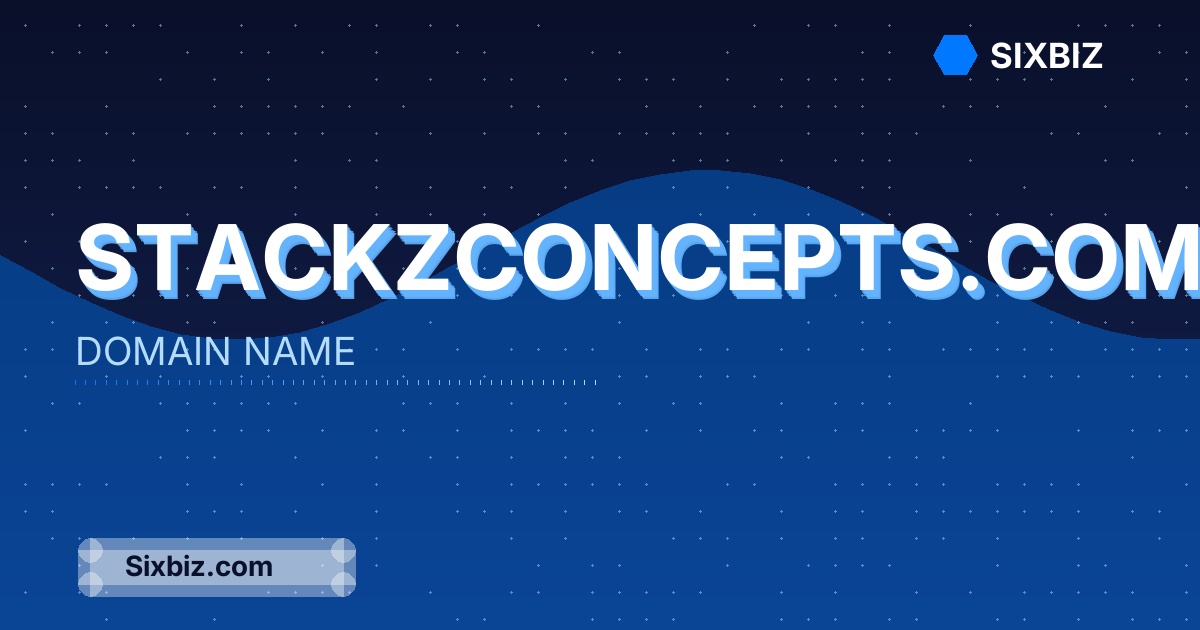 stackzconcepts.com - Premium Domain Name For Sale