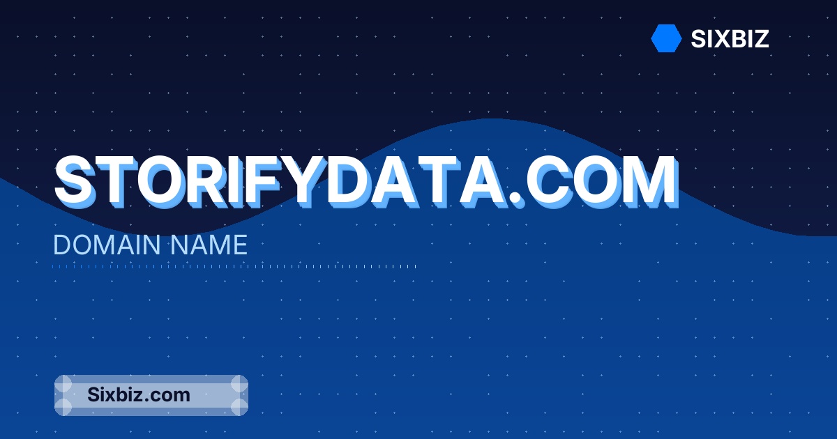 storifydata.com - Premium Domain Name For Sale