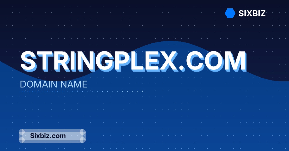 stringplex.com - Premium Domain Name For Sale