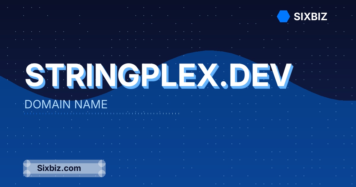 stringplex.dev - Premium Domain Name For Sale