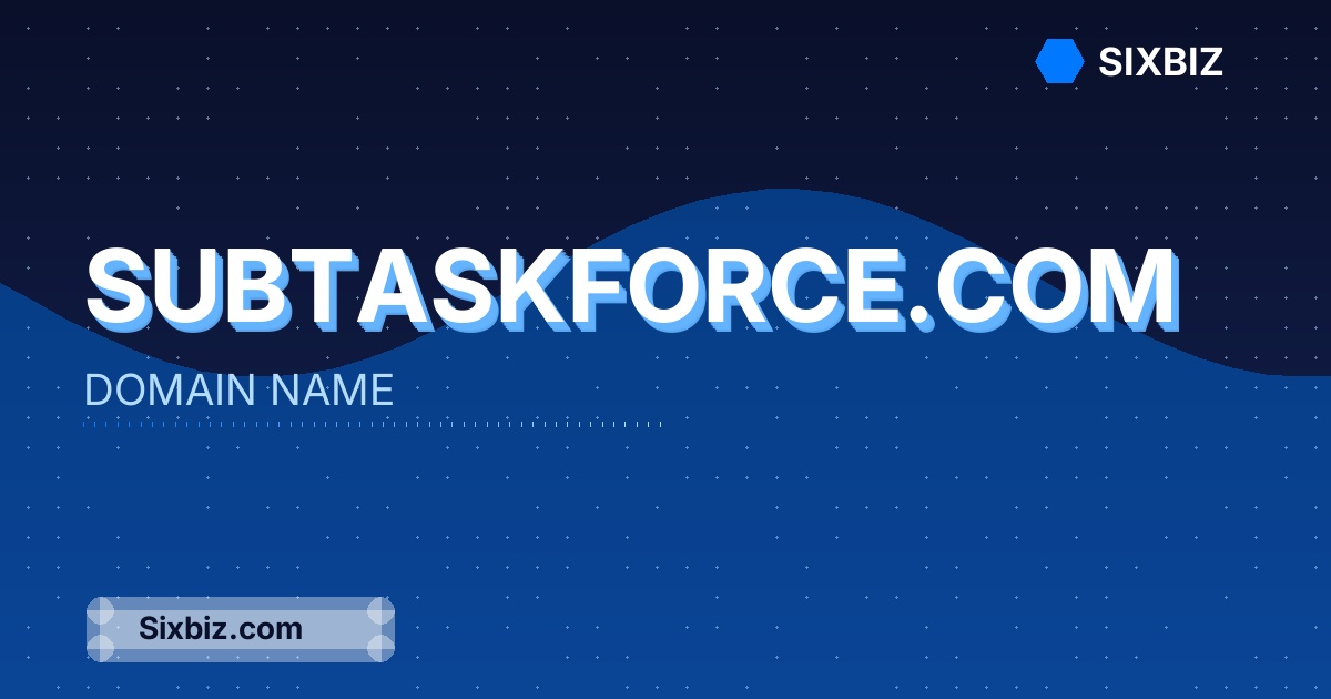 subtaskforce.com - Premium Domain Name For Sale
