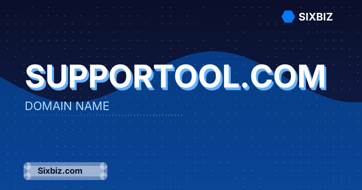 supportool.com - Premium Domain Name For Sale