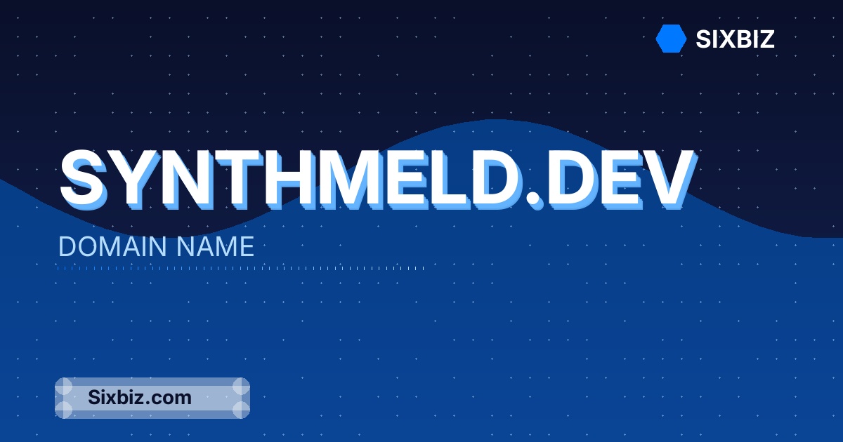 synthmeld.dev - Premium Domain Name For Sale