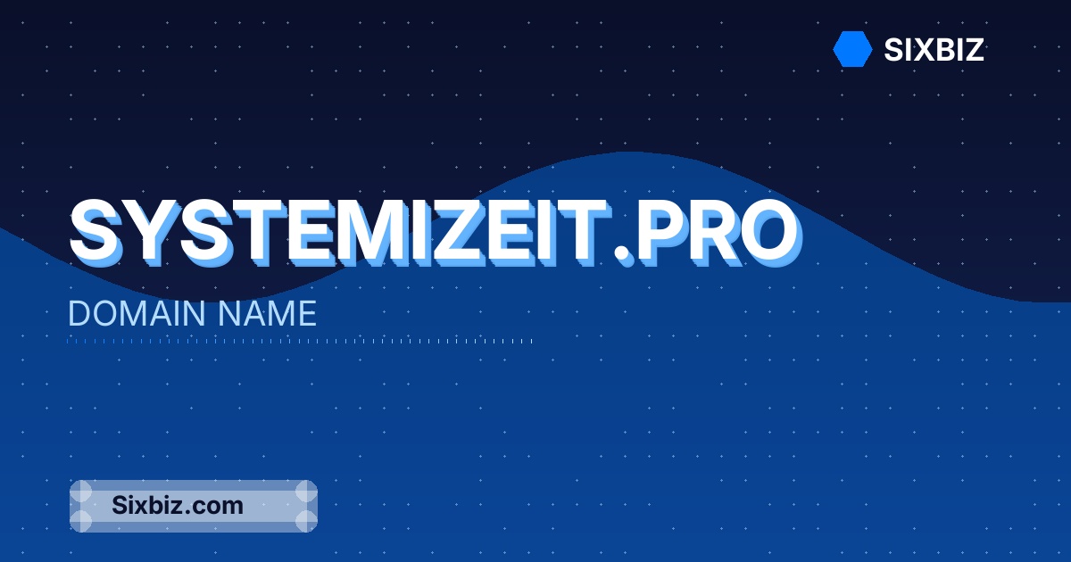 systemizeit.pro - Premium Domain Name For Sale