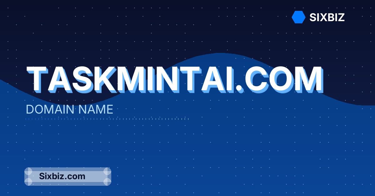 taskmintai.com - Premium Domain Name For Sale