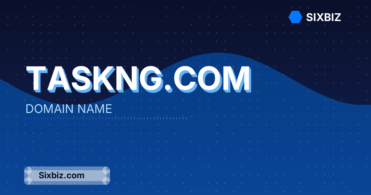 taskng.com - Premium Domain Name For Sale