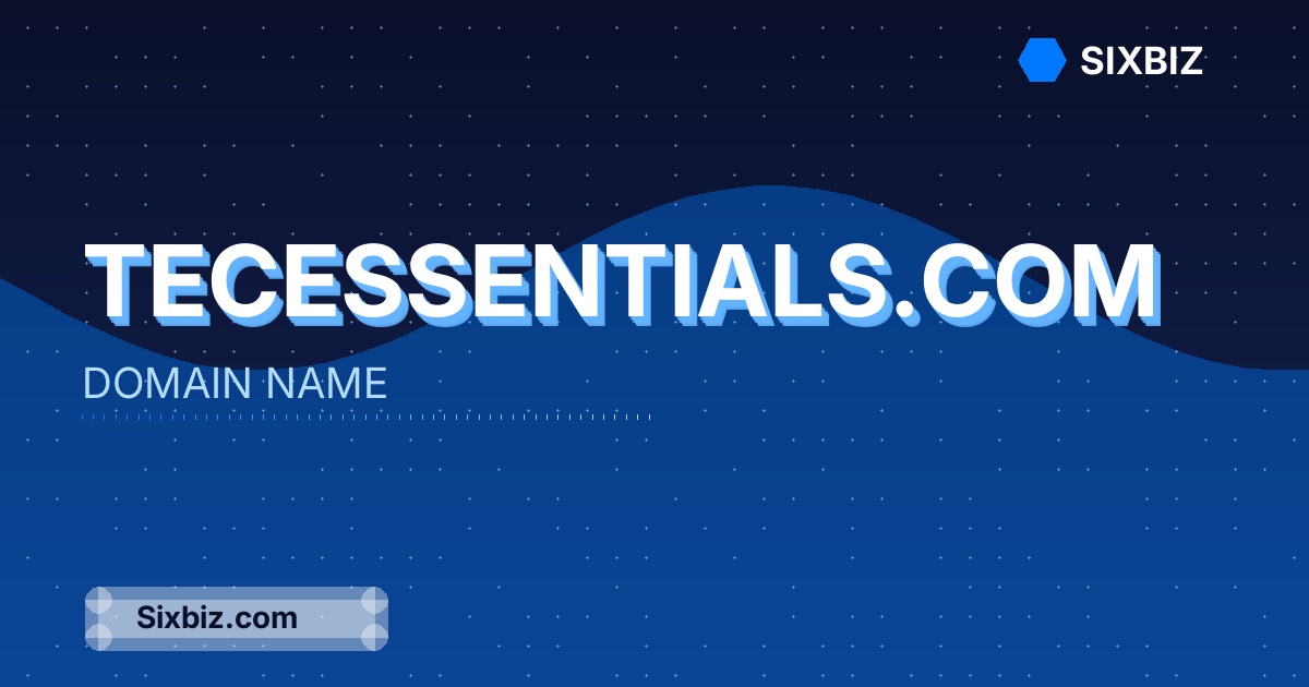 tecessentials.com - Premium Domain Name For Sale