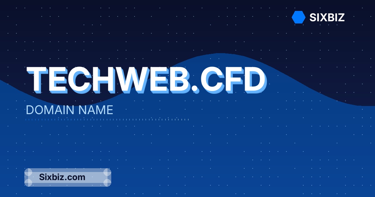 techweb.cfd - Premium Domain Name For Sale