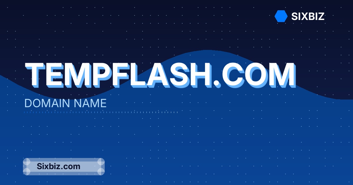 tempflash.com - Premium Domain Name For Sale