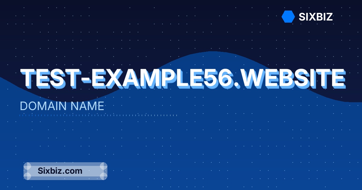 test-example56.website - Premium Domain Name For Sale