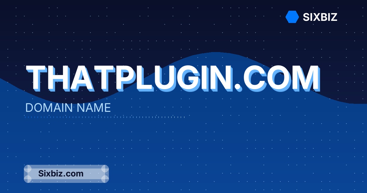 thatplugin.com - Premium Domain Name For Sale