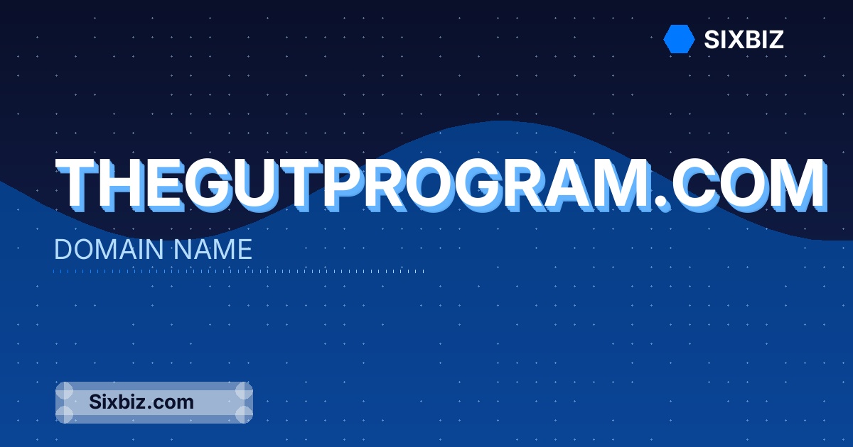 thegutprogram.com - Premium Domain Name For Sale